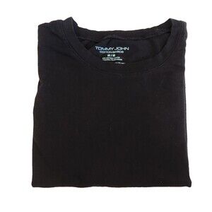 Tommy John Second Skin Men’s Black Shirt Sleeve T Shirt M